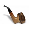 Cachimbo Itália Encerado com Anel de Madeira (Filtro Permanente) Piteira Chifre - 0152 PO 2